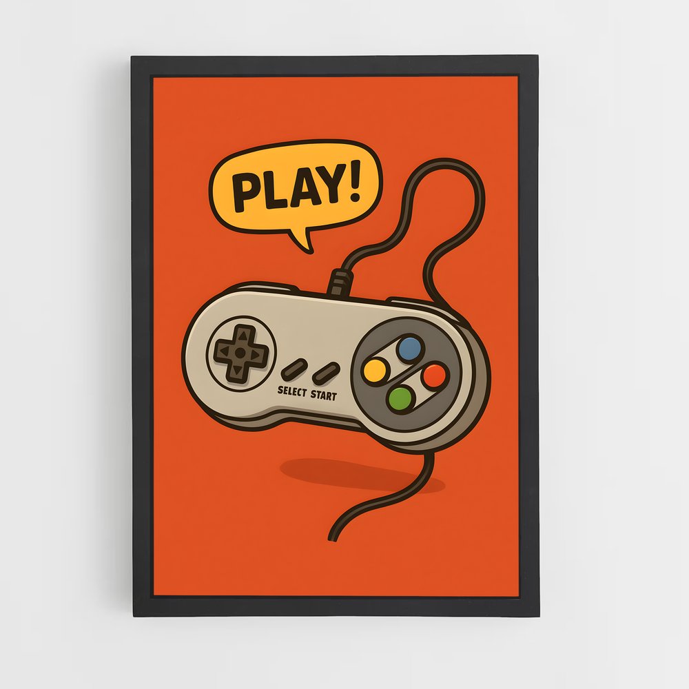 Poster Parole de Gamer – affiche Consoles (vue 2)